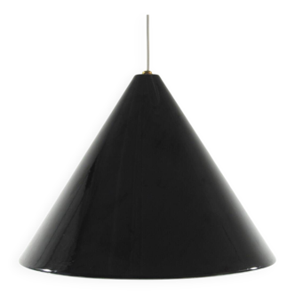 Arne Jacobsen Poulsen black 1960s billiard pendant