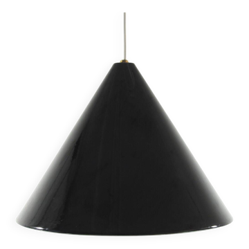 Arne Jacobsen Poulsen black 1960s billiard pendant