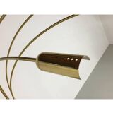 Hollywood Regency brass floor lamp