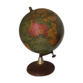 Mappemonde globe terrestre années 50