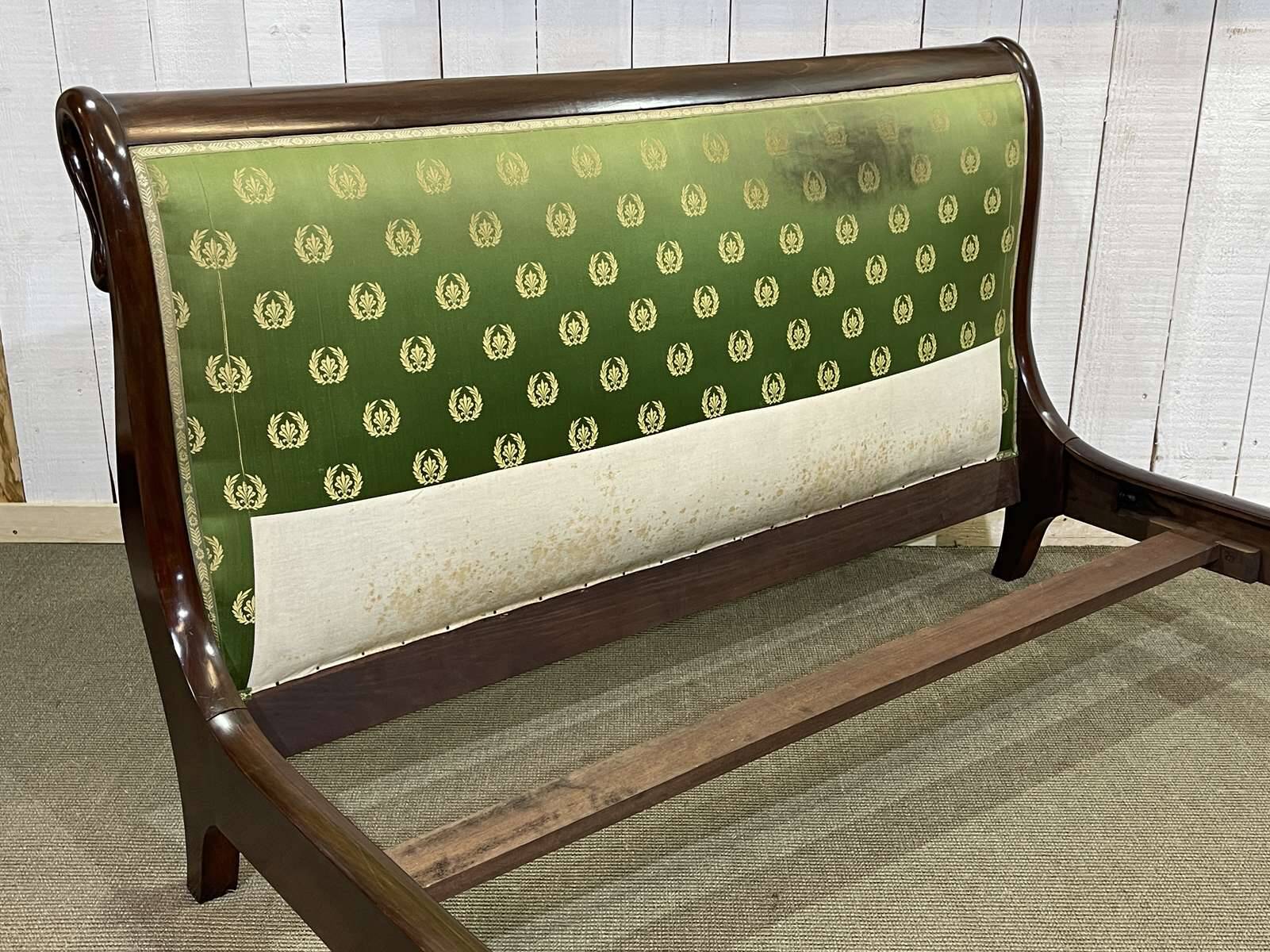 Early 20th century Empire style bed - 140-190 bedding