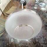Frosted glass pendant light