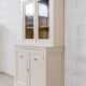 Vaisselier vintage en bois - couleurs lin