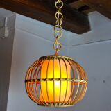 Suspension en rotin, France, 1960
