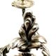 Wiskeman, pair of rococo chandelier, silver metal