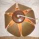 Suspension fleur seventies de 1970