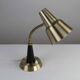 Table / Desk Lamp Model 600/5 by Gemi — Swedish Modernism in Black & Brass, 1960s