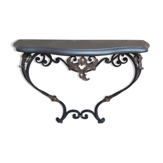 Wrought iron console