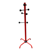 Black and red coat rack Italy 1980 Memphis design