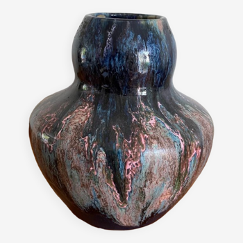 Art Deco glazed ceramic vase 1930