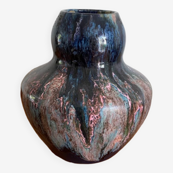 Vase en céramique émaillée Art Déco 1930