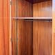 Vintage 1950s combined wardrobe in varnished mahogany – Scandinavian