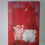 Abstract painting oil on canvas