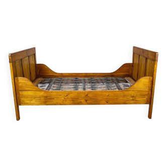 Antique Pine Bed, 1910