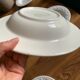 Set of italian ceramic plates fruit model