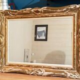 Mirror Carved gilded stucco wood frame patinated dp 1123650
