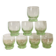 Old pistachio green glasses
