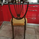 Rare, Victorian chairs nineteenth century. Vintage English hepplewhite chairs
