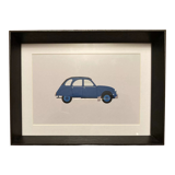 Deco design frame - Citroën 2CV