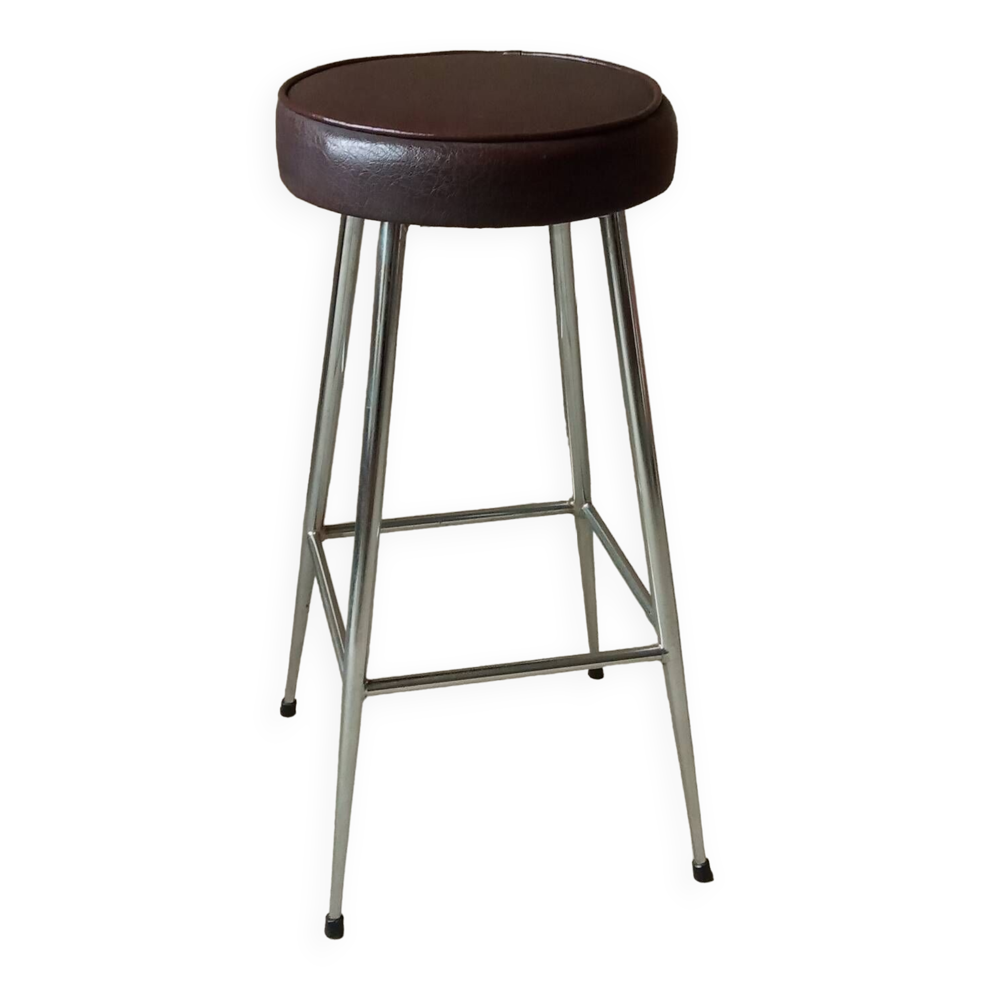 High leatherette stool