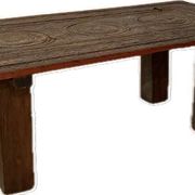 Table basse plateau porte indienne en bois teck