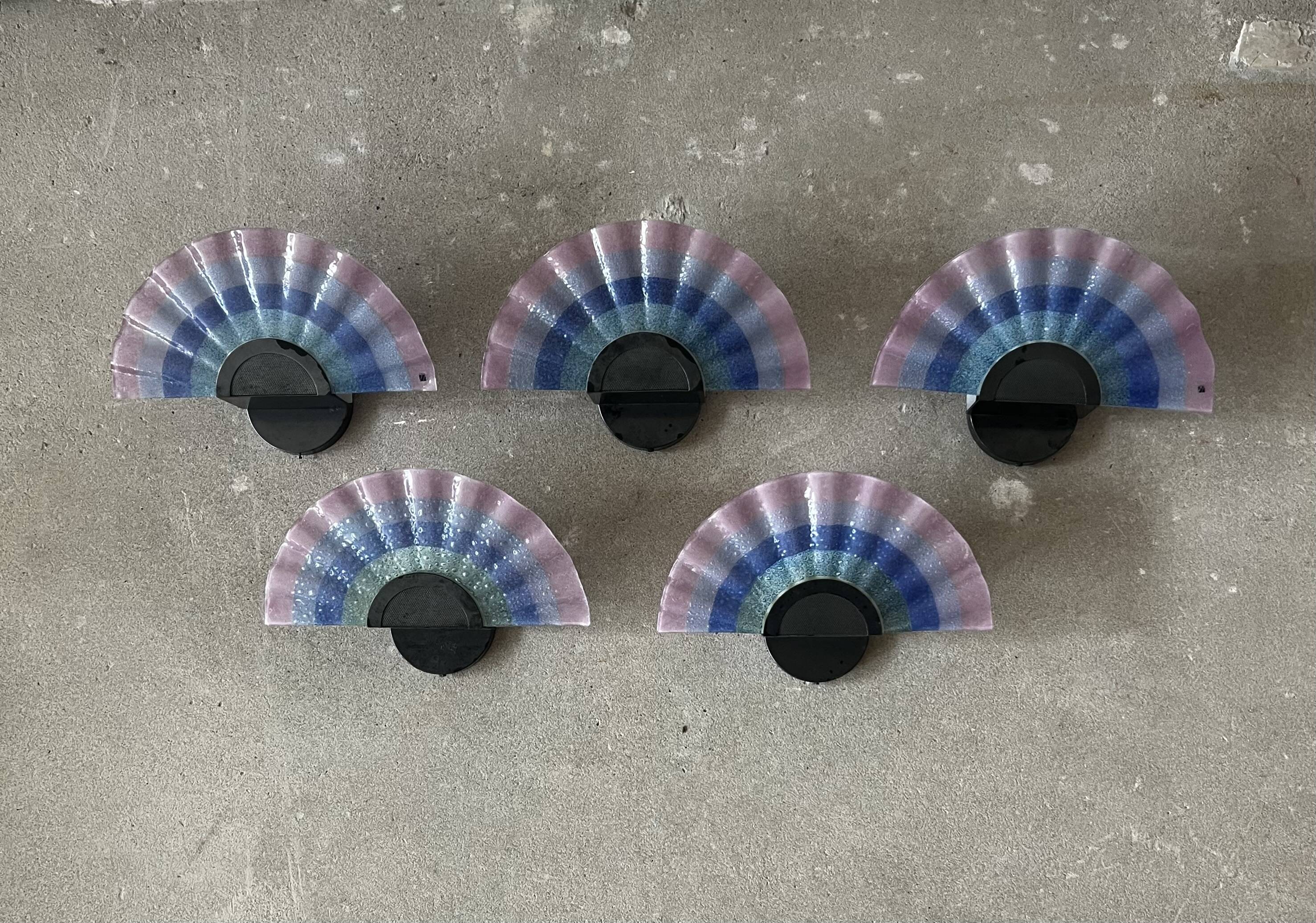 Large Zonca Wall Lamps, Italy, 1980s - 5 available