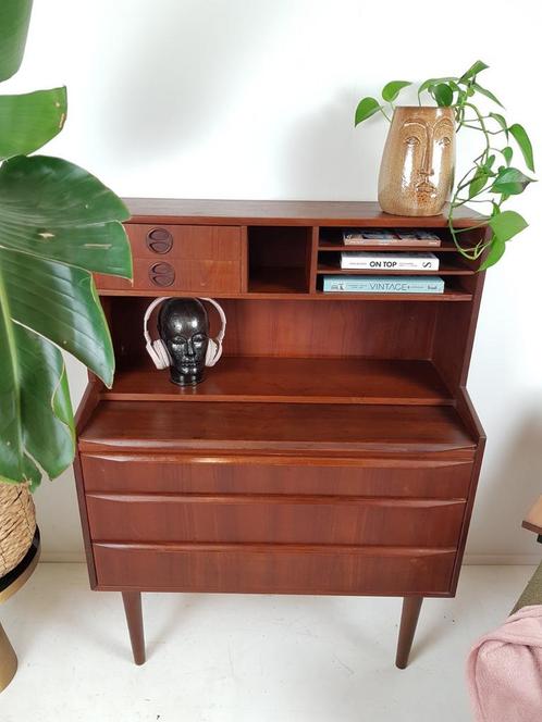 Vintage Danish teak secretary