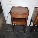 Pair of solid oak bedside tables