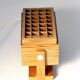 Pine wall lamp - Sweden, 1970s