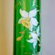 Vase with daffodils in blown glass, enameled, gilded, Legras Montjoye workshops, art nouveau