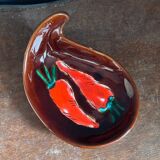 Vintage enameled ceramic bowl 1970