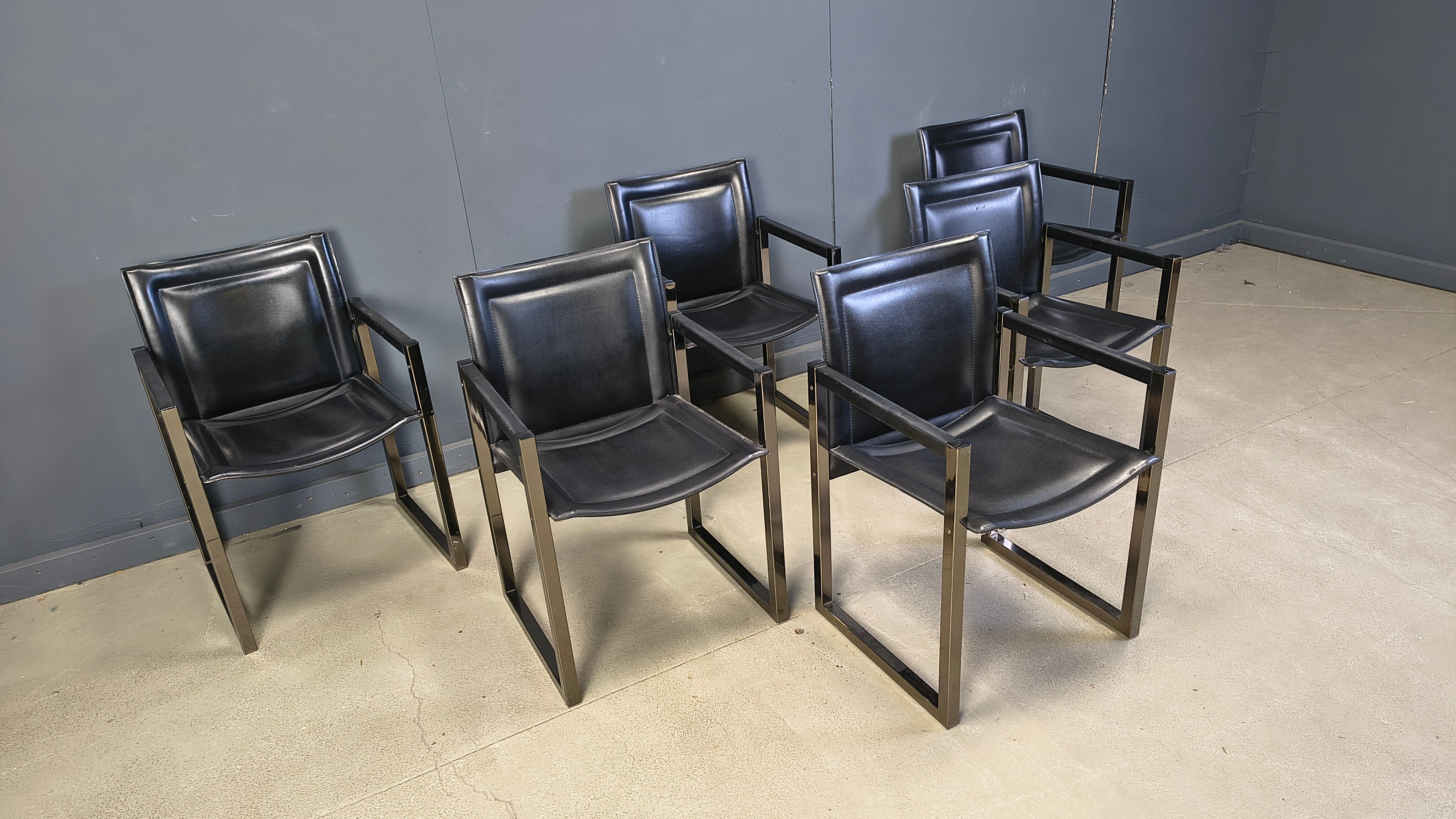 Vintage dining chairs by Arrben, 1980s