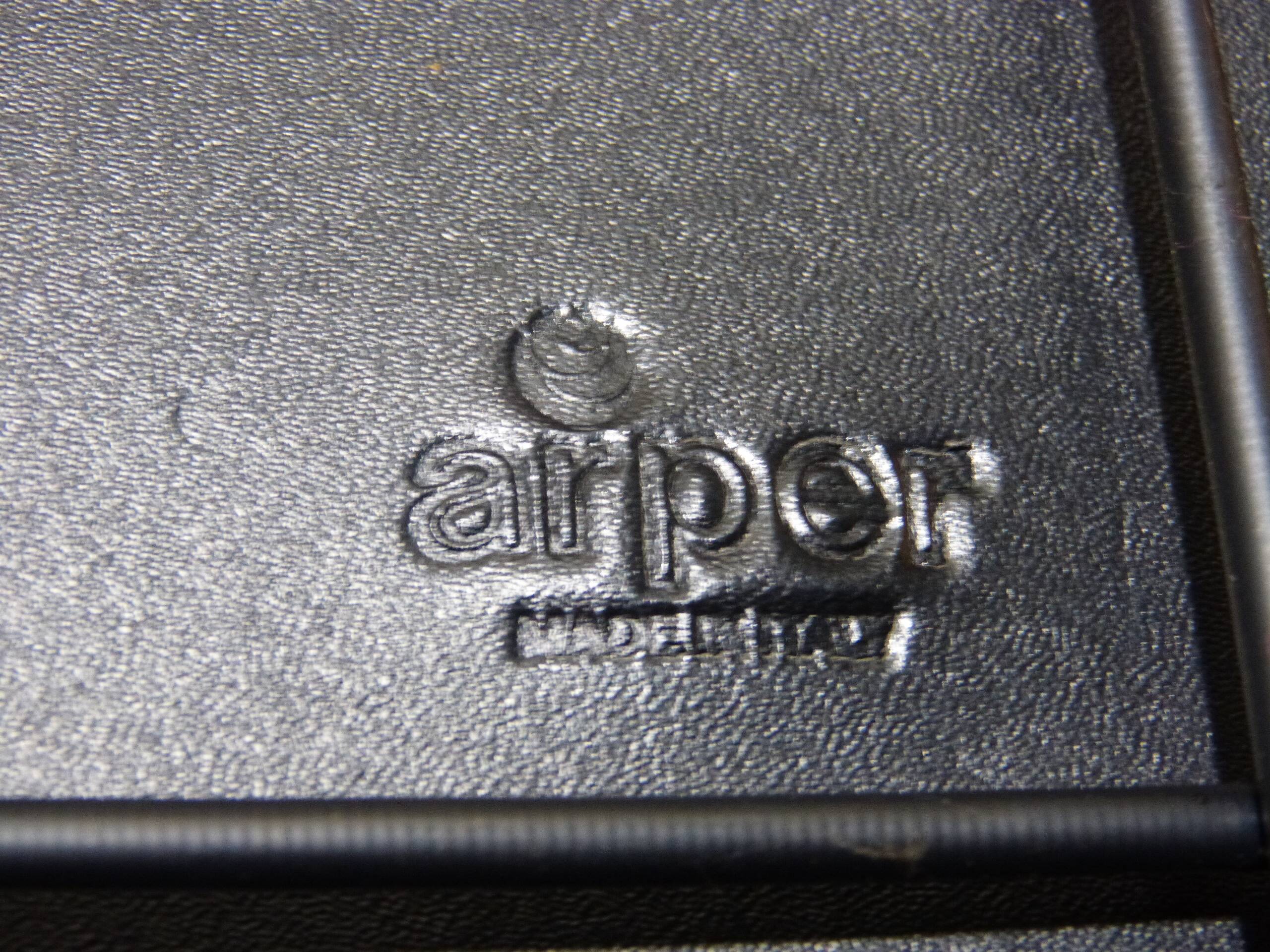 Chaises Arcadia en cuir Arper Italie années 1980, set de 4