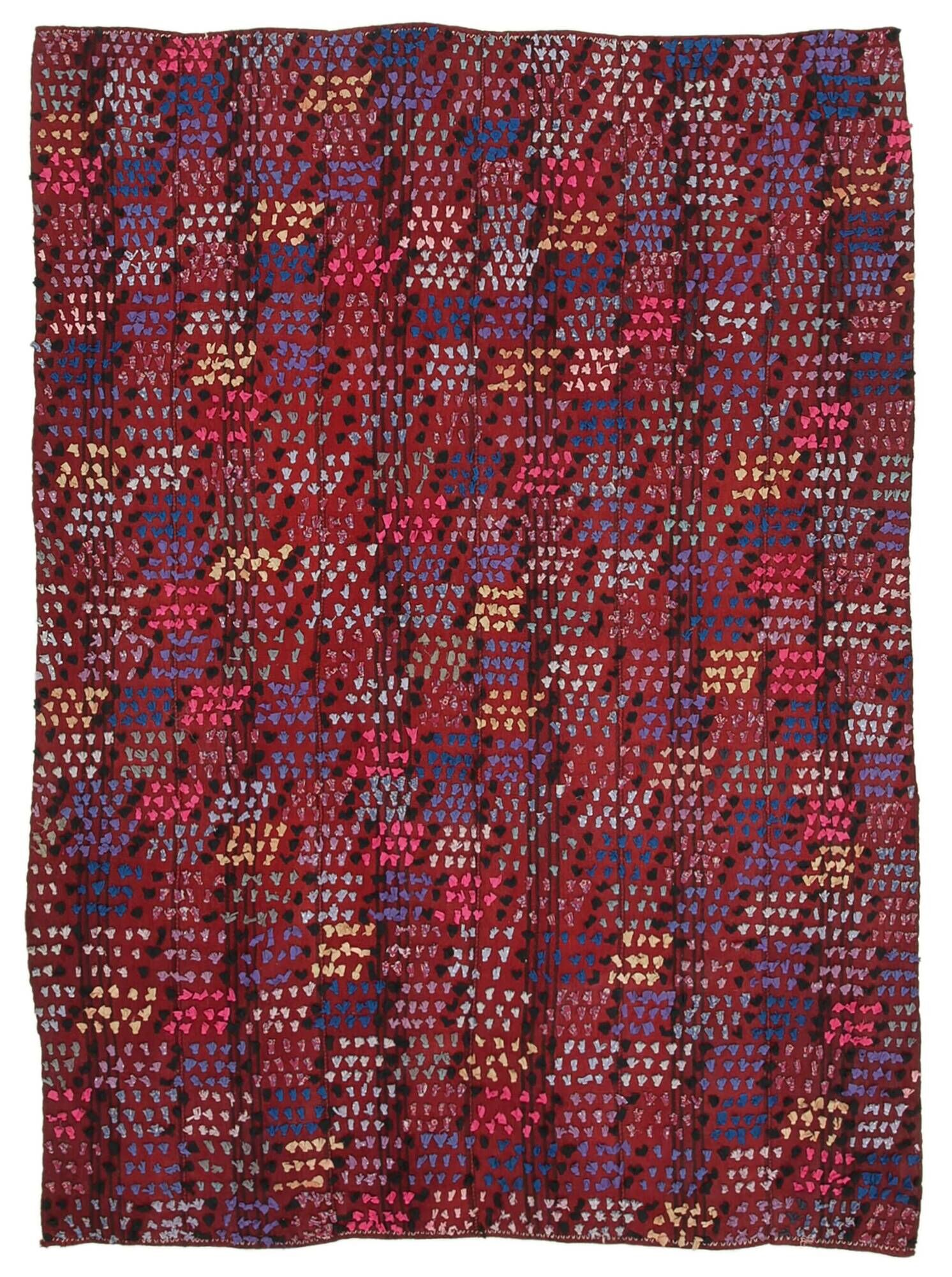 Turkish Handmade Vintage Anatolian Kilim 177 cm x 243 cm