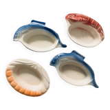 Saint Amand ramekins with lobster, fish, and scallops
