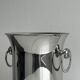 Antique silver-plated metal champagne bucket