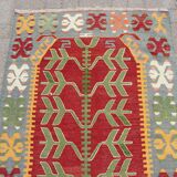 Handmade Small area kilim rug