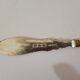 English fish knives in silver and ivory, 19th century