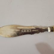 Couteaux à poisson anglais en argent et ivoire XIXe