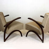 Armchairs by Jindřich Halabala, 1940