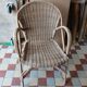 Rattan armchair
