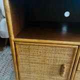 Rattan TV cabinet