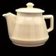 Vintage cream ceramic teapot – Authentic charm & chic country decor