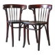 Two Art Deco Thonet bistro chairs, Model A 429.