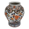 Important Vase with Imari decoration, signed H. Gibot - 1943