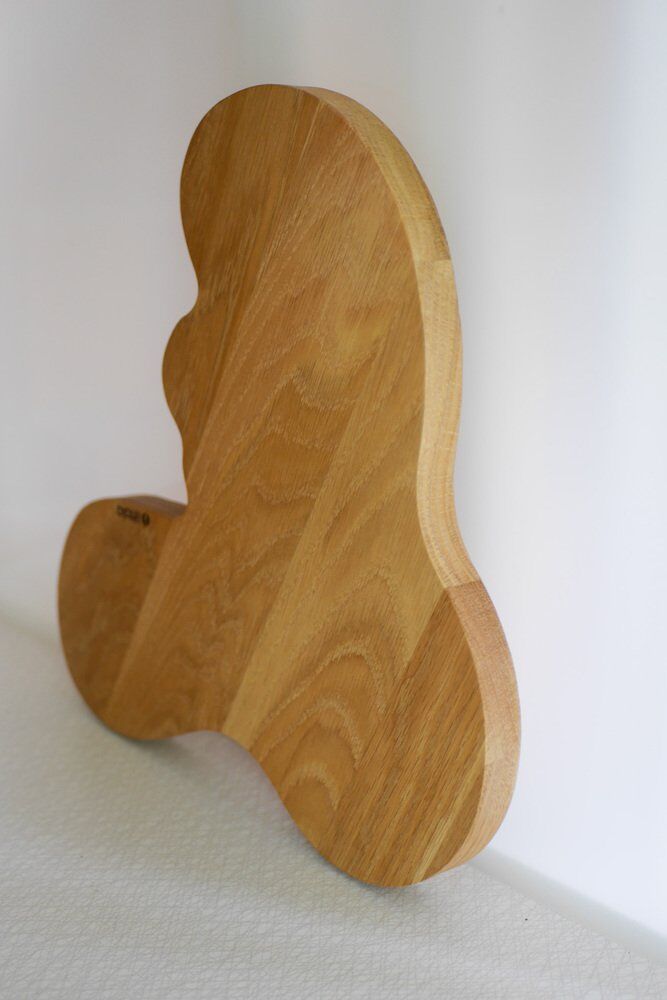 Serving platter in oak by Alvar Aalto for Iittala