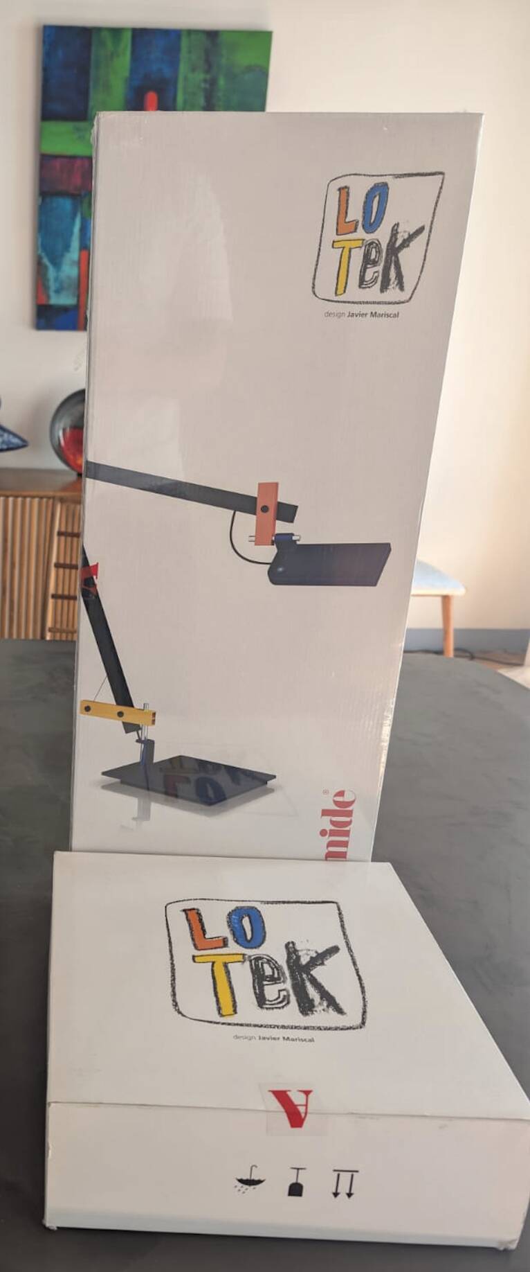 Artemide Lotek Table Lamp Javier Mariscal Multicolour NEW Sealed Box Rare