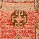 Tapis de couloir en laine fait main, couleur orange pêche, 3 x 10, 81 x 293 cm