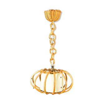 Vintage rattan suspension