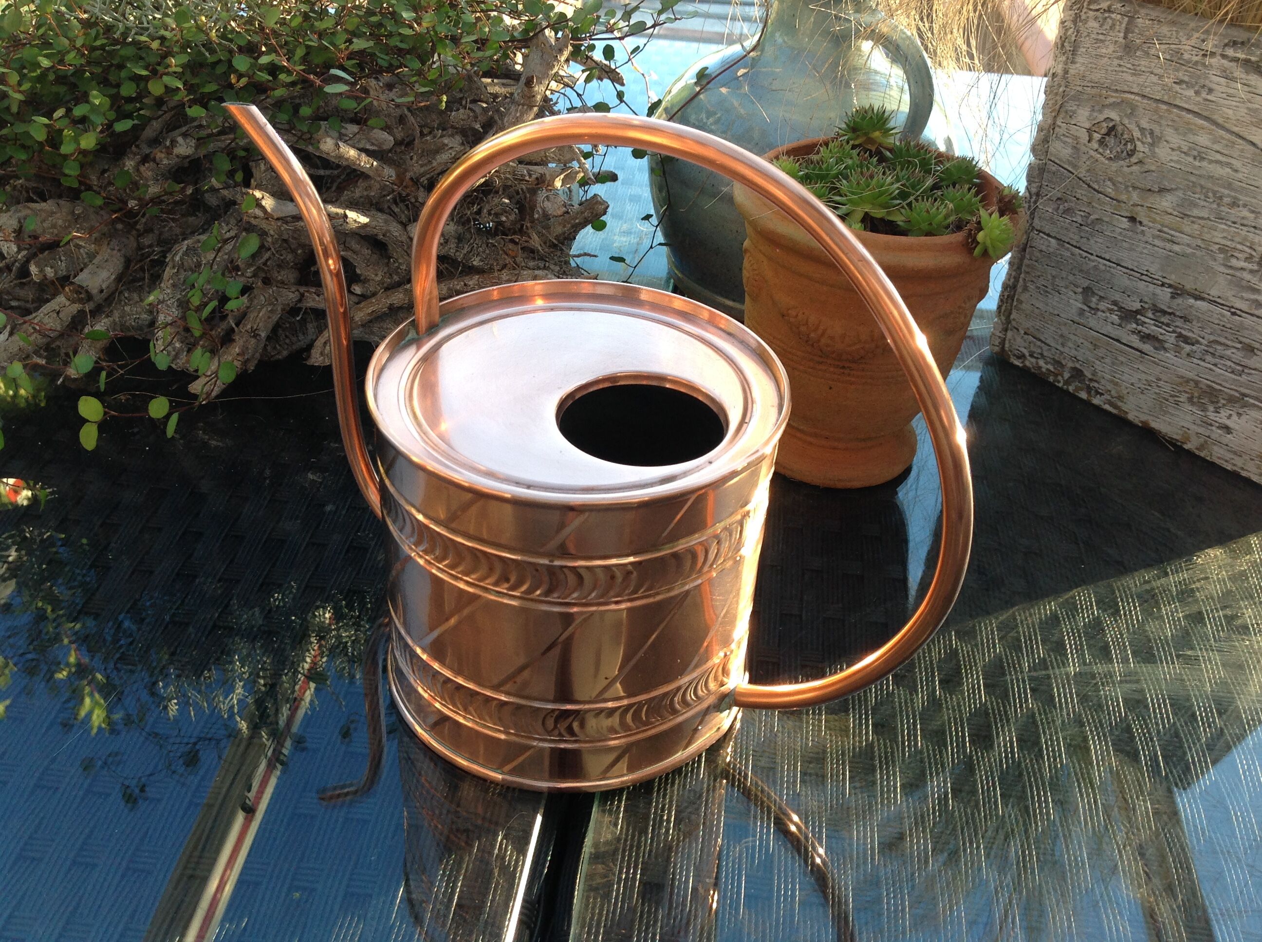 Vintage copper watering can 60s/70s